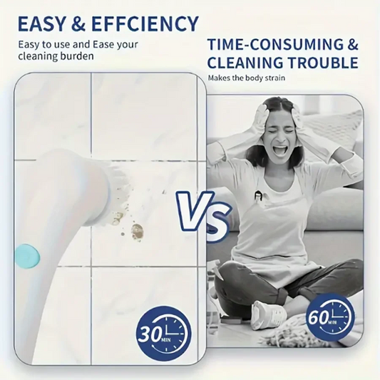 Electric Spin Scrubber, Power Shower Scrubber for Bathroom, Kitchen, Tile, Sink, Bathtub & Grout