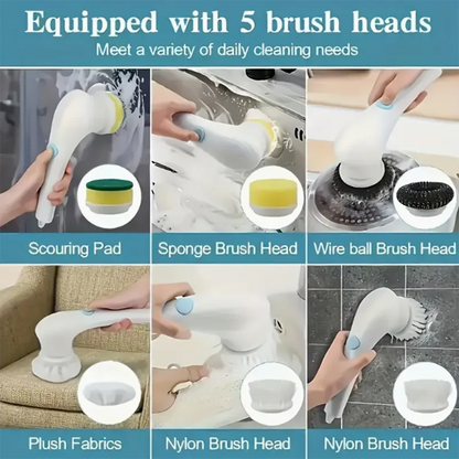 Electric Spin Scrubber, Power Shower Scrubber for Bathroom, Kitchen, Tile, Sink, Bathtub & Grout