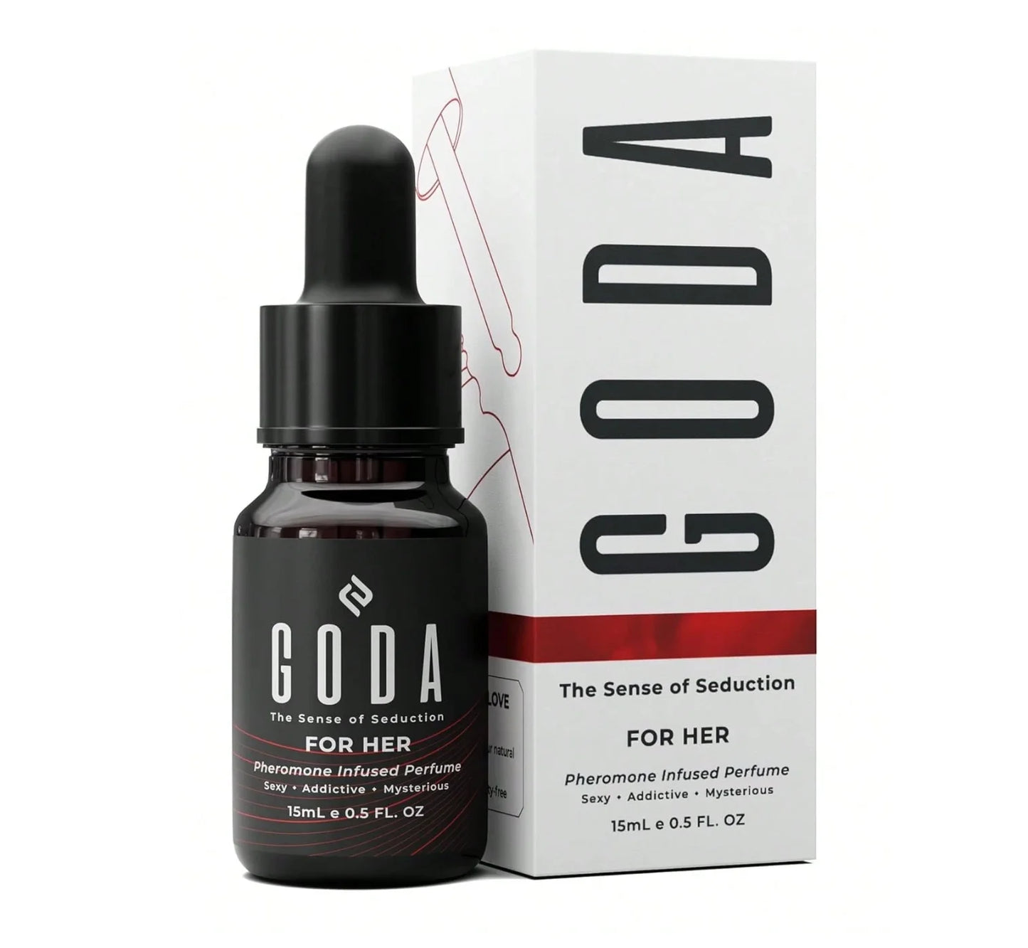 Floral Amber Pheromone Perfume For Women,GODA For Her,15ml(0.5oz),WIth Jasmine And Blackcurrant