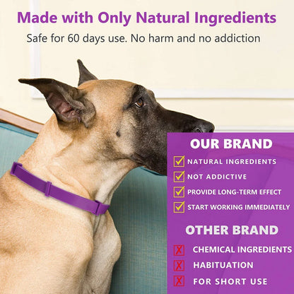 Dogs Calming Pheromones Collar Relieve Reduce Anxiety Stress Adjustable Relaxing Comfortable Collar Breakaway Design For Pet