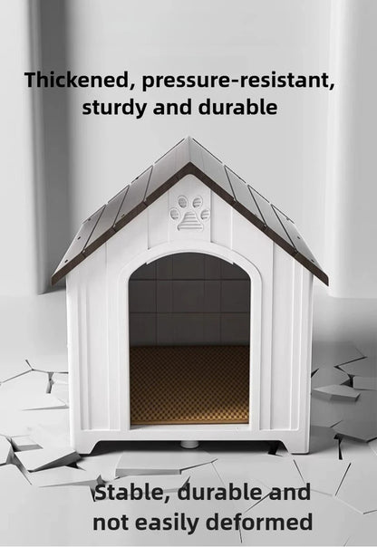 Dog House Outdoor Dogs Kennel Waterproof and Sun-proof Dogs Cage Solid and Firm Dog Accessories Moisture-proof Pet Supplies