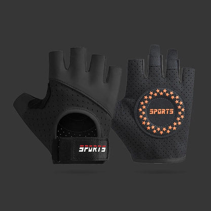 Fitness Yoga Gloves for Men Women Gym Hiking Summer Ice Silk Breathable Gloves Cycling Anti Slip Exercise Weightlifting Gloves