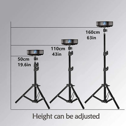 Xiaohui 50cm-160cm Universal Portable Bracket for HY300 Mini Projector Tripod Stand Mount Max Load-Bearing 3.3 Pounds