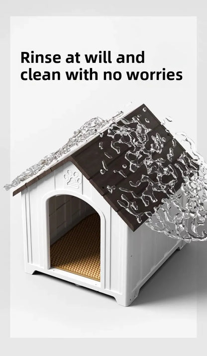Dog House Outdoor Dogs Kennel Waterproof and Sun-proof Dogs Cage Solid and Firm Dog Accessories Moisture-proof Pet Supplies