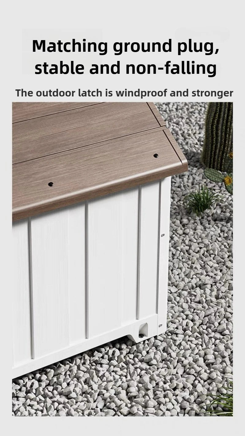 Dog House Outdoor Dogs Kennel Waterproof and Sun-proof Dogs Cage Solid and Firm Dog Accessories Moisture-proof Pet Supplies