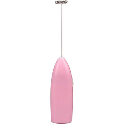 Handheld Electric Egg Beater Mini Battery Powered Milk Frother Coffee Drink Mixer Milk Foamer Kitchen Tools